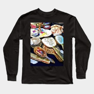 Americana - Comb Brush and Mirror Sets Long Sleeve T-Shirt